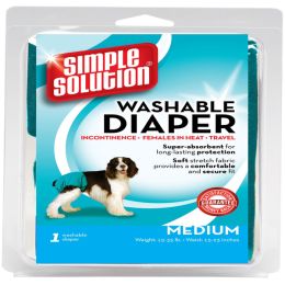 Simple Solution Washable Diaper Blue Medium