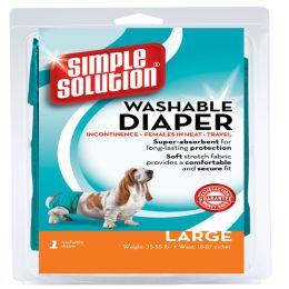 Simple Solution Washable Diaper Blue Large