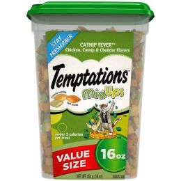 Temptations Catnip Fever MixUps Catnip Chicken & Cheddar Cat Treat 16 oz