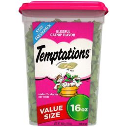 Temptations Blissful Catnip Flavor Cat Treat 16 oz