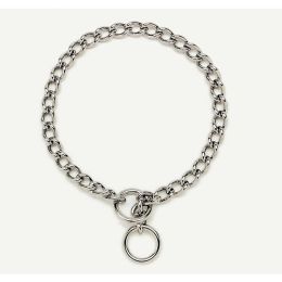 Titan Chain Training Dog Collar Heavy Nickel, Chrome 3 mm x 26 in