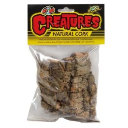 Zoo Med Creatures Natural Cork Cork Bark Brown