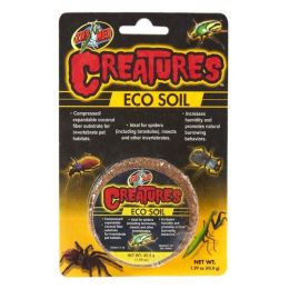 Zoo Med Creature Eco Soil Coconut Fiber Substrate Brown 45 g