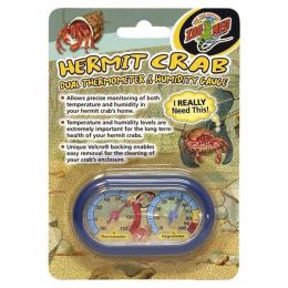 Zoo Med Hermit Crab Dual Thermometer & Humidity Gauge Assorted