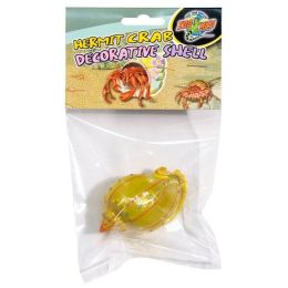 Zoo Med Hermit Crab Decorative Shell Decorative Shell Yellow Decorative 1 Pack