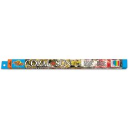 Zoo Med Coral Sun Actinic 420 T8 Lamp Blue 18 in