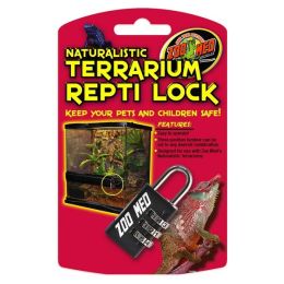 Zoo Med Naturalistic Terrarium Repti Lock Black