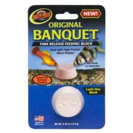 Zoo Med Original Banquet Fish Feeding Block 0.45 oz Regular