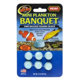 Zoo Med Plankton Banquet Fish Feeding Block 0.3 oz Mini