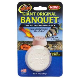 Zoo Med Original Banquet Fish Feeding Block 1.4 oz Giant