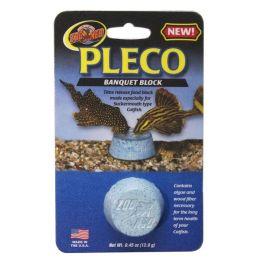 Zoo Med Pleco Banquet Fish Feeding Block 0.45 oz Regular