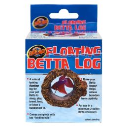 Zoo Med Floating Betta Log Aquarium Ornament Brown