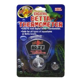 Zoo Med Digital Betta Aquarium Thermometer Black