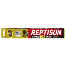 Zoo Med ReptiSun 5.0 UVB T5 HO High Output Linear Lamp White 12 in