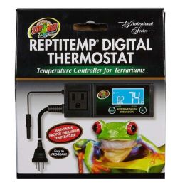 Zoo Med ReptiTemp Digital Thermostat Black