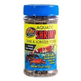 Zoo Med Aquatic Shrimp Crab & Lobster Dry Food 2.5 oz