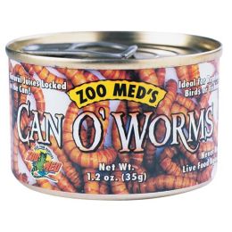 Zoo Med Can O' Worms Reptile Wet Food 1.2 oz