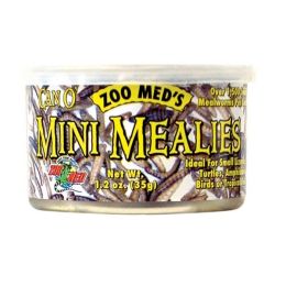 Zoo Med Can O' Mini Mealies Reptile Wet Food 1.2 oz