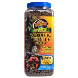 Zoo Med Natural Aquatic Turtle Food Growth Formula Dry Food 13 oz