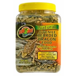 Zoo Med Natural Juvenile Bearded Dragon Dry Food 10 oz