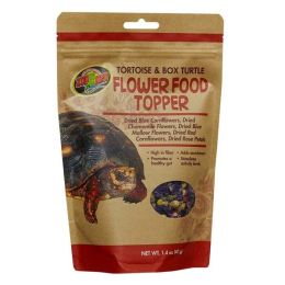 Zoo Med Tortoise & Box Turtle Flower Food Topper 1.4 oz