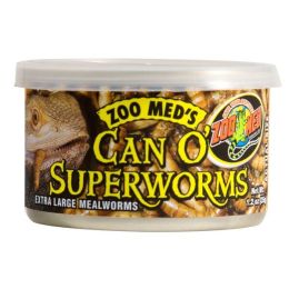 Zoo Med Can O' Superworms Reptile Wet Food 1.2 oz