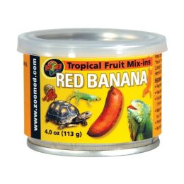 Zoo Med Fruit Mix-Ins Red Banana Reptile Wet Food 3.4 oz