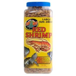 Zoo Med Sun-Dried Large Red Shrimp Reptile Food 5 oz