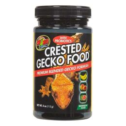 Zoo Med Crested Gecko Food Premium Blended Watermelon Dry Food 4 oz