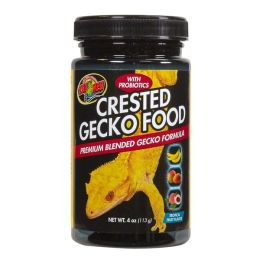 Zoo Med Crested Gecko Food Premium Blended Tropical Fruit Dry Food 4 oz