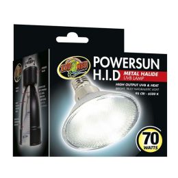 Zoo Med PowerSun H.I.D. Metal Halide UVB Lamp Silver