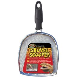 Zoo Med Deluxe Shovel Scooper Black, Silver