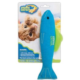 OurPets 100% Catnip Filled Fish 'Annette' Cat Toy Blue