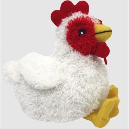 Multipet Look Whos Talking Dog Toy Chicken Assorted 5.5 in