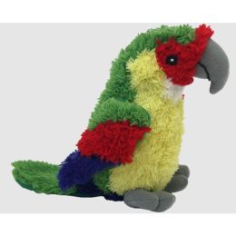 Multipet Look Whos Talking Dog Toy Parrot Assorted 10 in