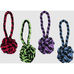 Multipet Nuts For Knots with Tug Toy Assorted 4 in