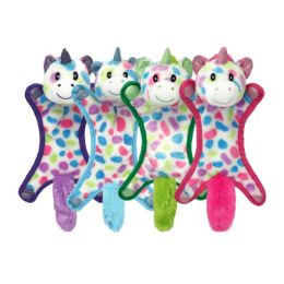 Multipet Ball-Head Unicorn Puppy Toy Assorted 10 in