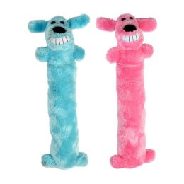 Multipet Pet Envy Blankie Loofa Dog Toy Assorted 12 in